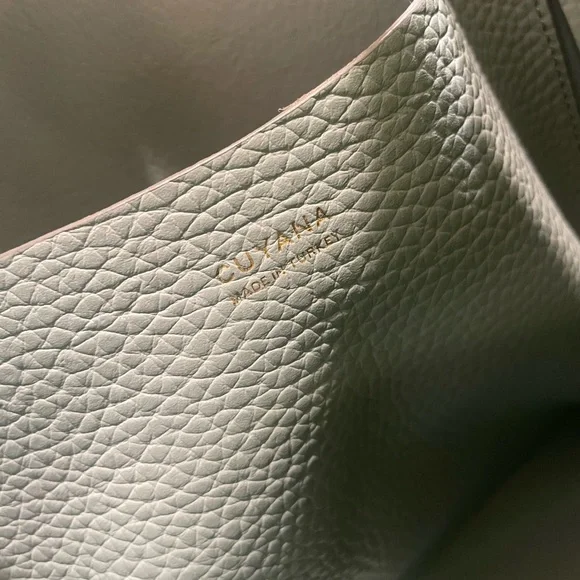 Cuyana Green Leather Satchel - Picture 3 of 11